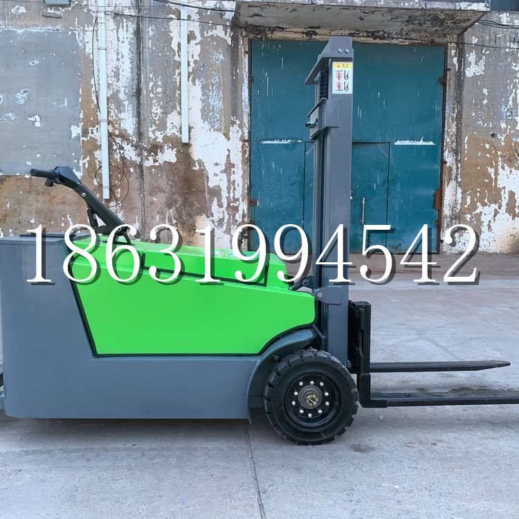 屯昌县小型电动叉车1吨2吨步行站驾式电瓶堆高充电装卸车液压升降车铲车